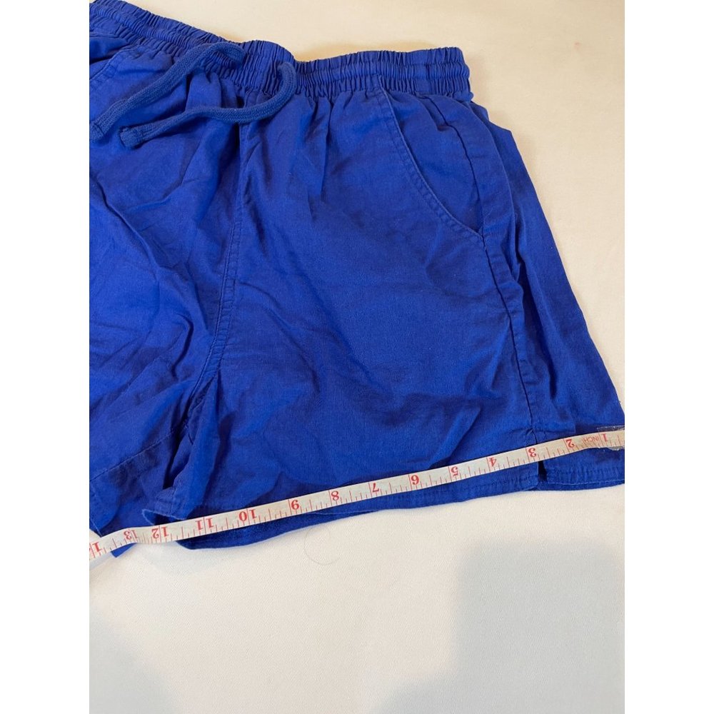 BDG Urban Outfitters Women Athletic Shorts Drawstring Waist 100% Cotton Blue S - Picture 6 of 9